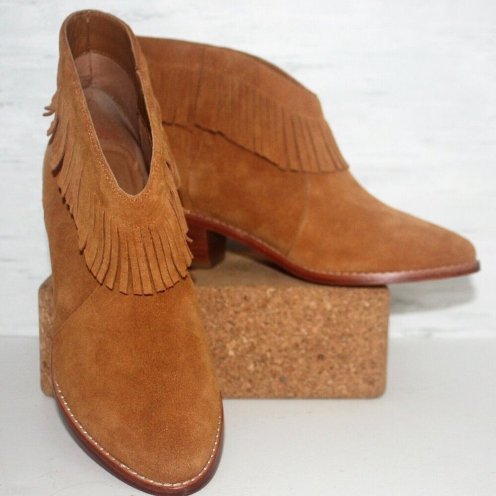Joie Camel Boot - Fringe Bootie Makena - image 2